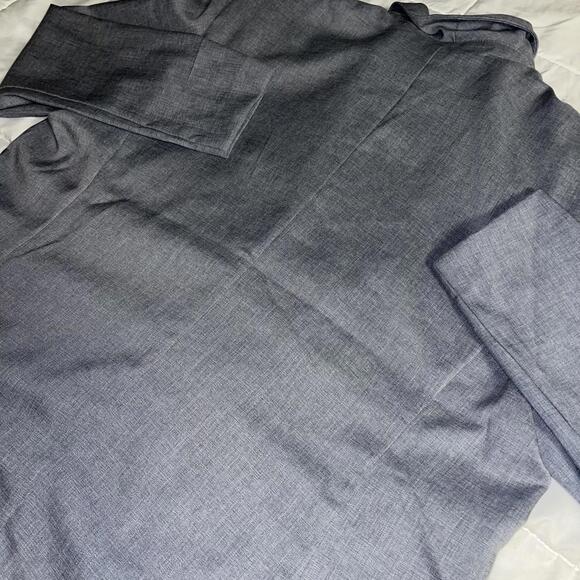 New With Tags H&M Blazer Mens Long Sleeve Dress Jacket Size Large Mens Gray - Picture 7 of 9